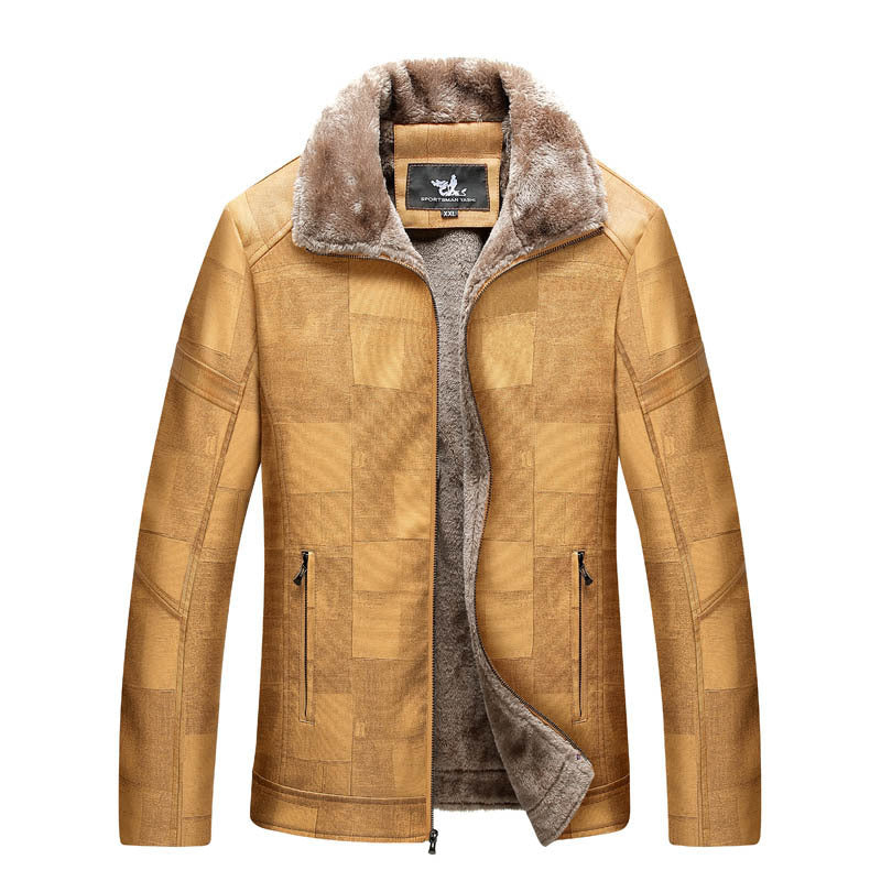 Aventura - Veste en cuir intérieur velours