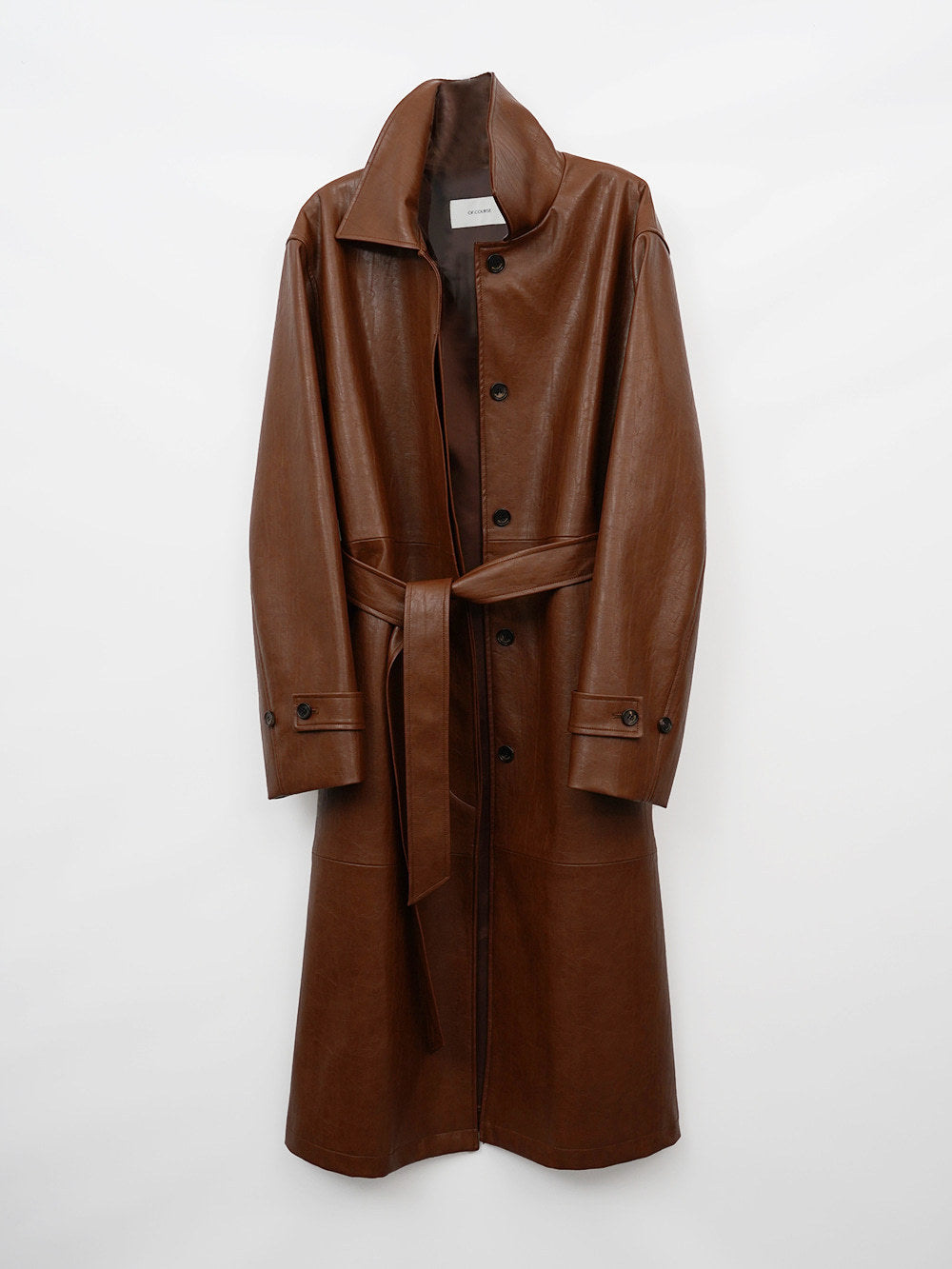Auburn - Trench longiligne en Cuir