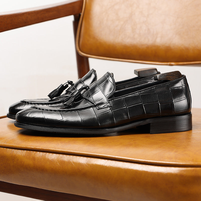 Dario - Chaussures de ville en cuir de vachette