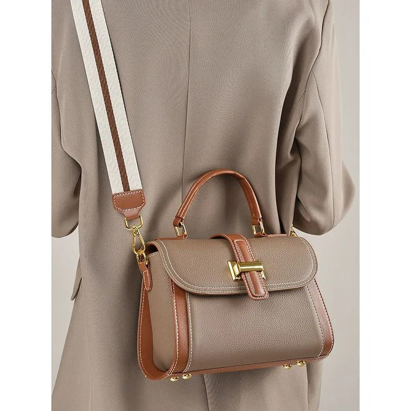 Aura grise - Sac à main de luxe léger à une épaule