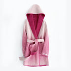 Rose Raffiné - Manteau en cachemire réversible
