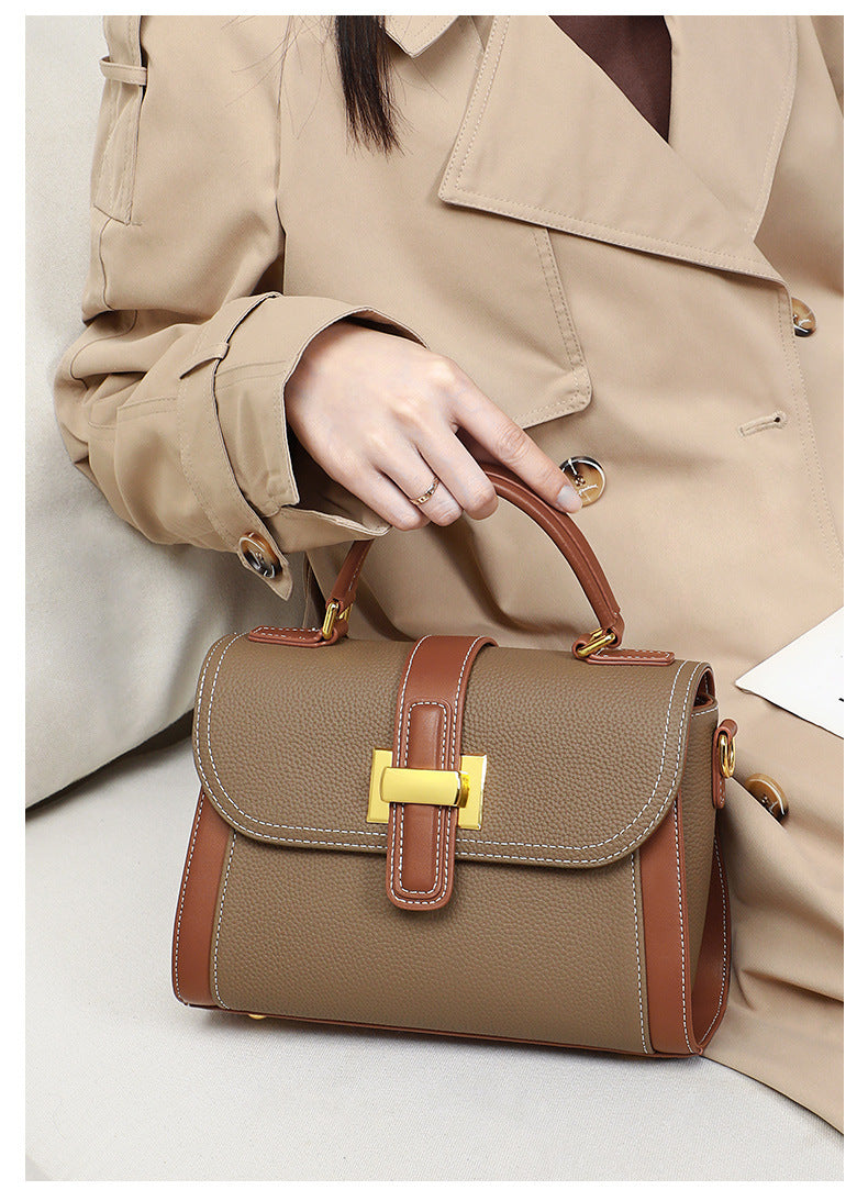 Aura grise - Sac à main de luxe léger à une épaule