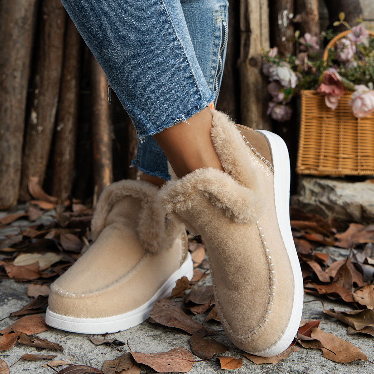Nordik - Bottines effet moumoute