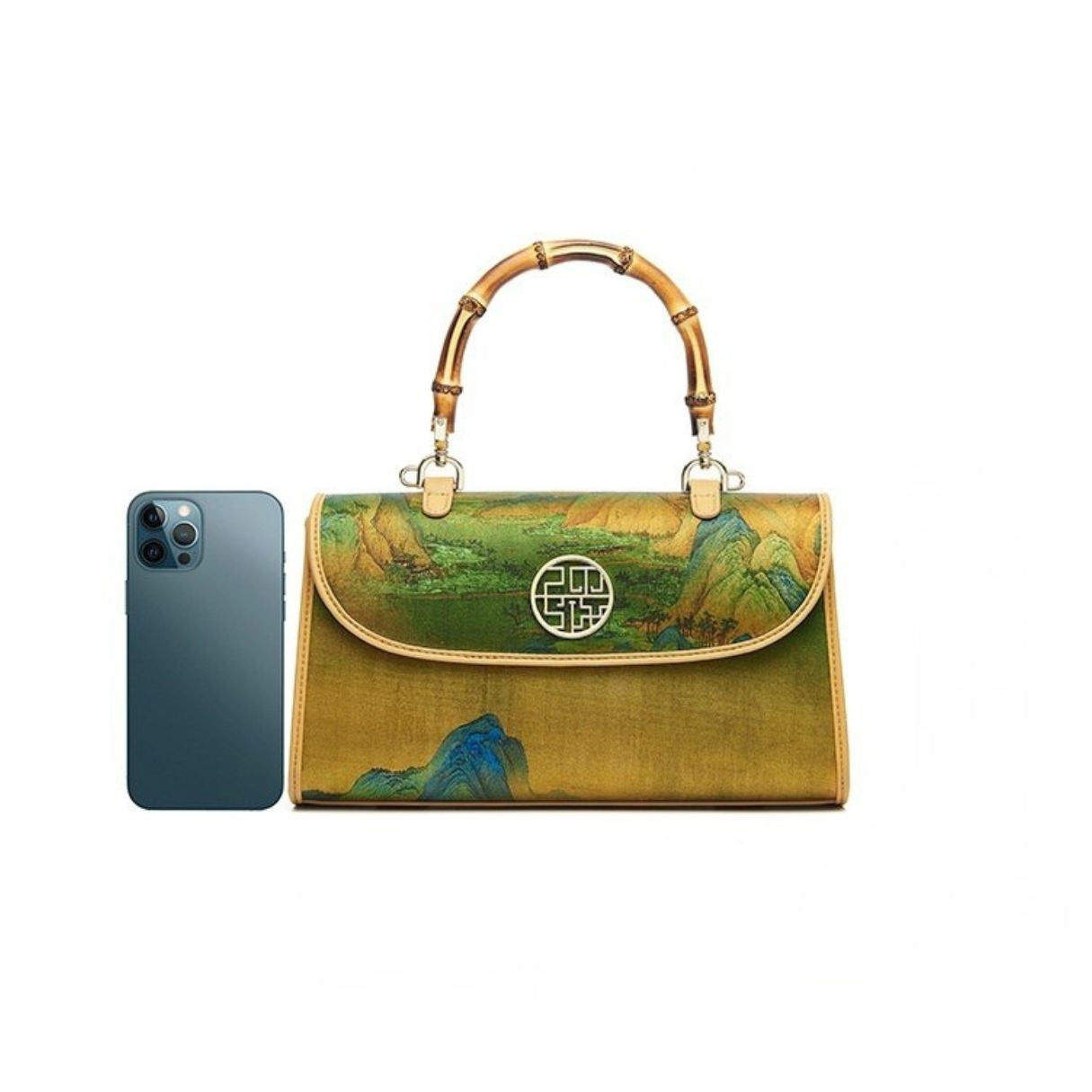 Songe - Sac Top-handle Néo-oriental