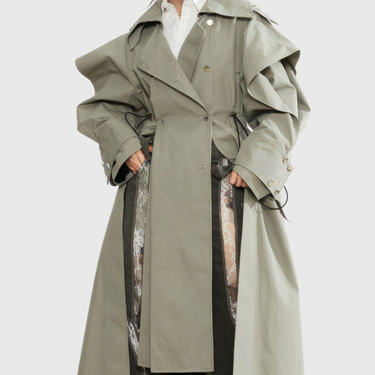 Iconique Oversize - Trench street manches bouffantes