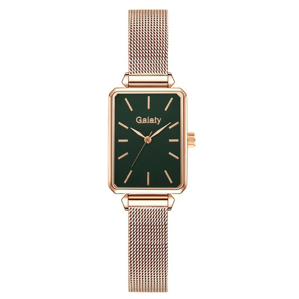 Aurora - Montre en acier et son bracelet en alliage souple