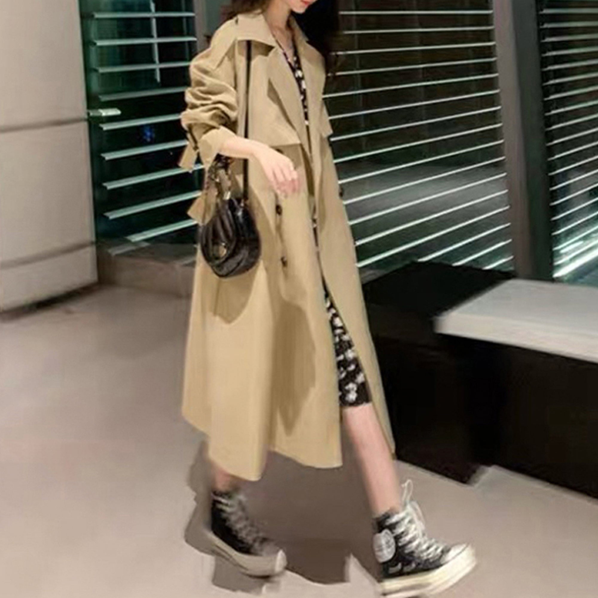 Timeless - Trench style britannique manches bouffantes