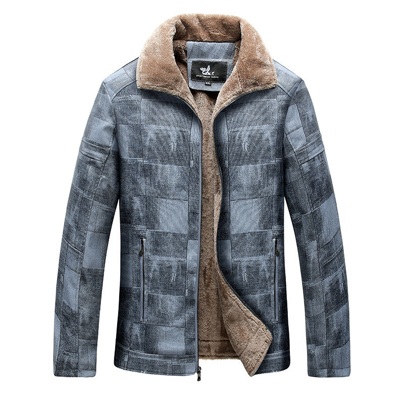 Aventura - Veste en cuir intérieur velours