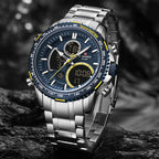 Marineo Chronographe hybride à l'allure sportive