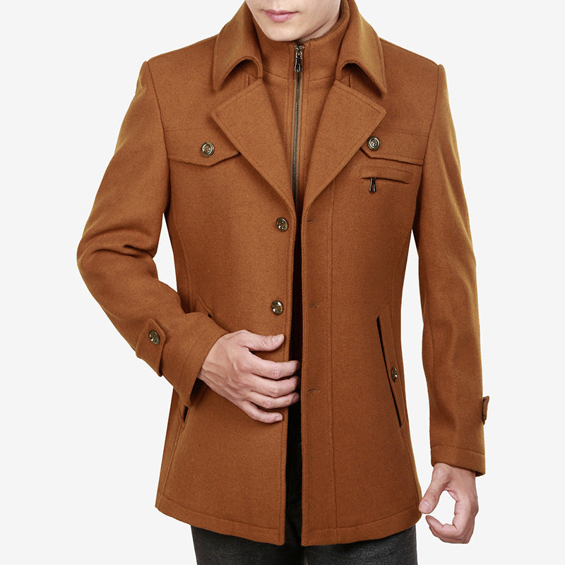 Monolithe Manteau court en laine froide