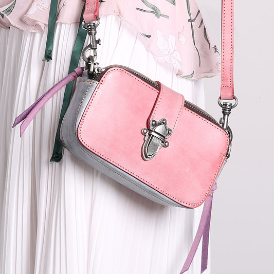 Lueur Sac bandoulière bicolore