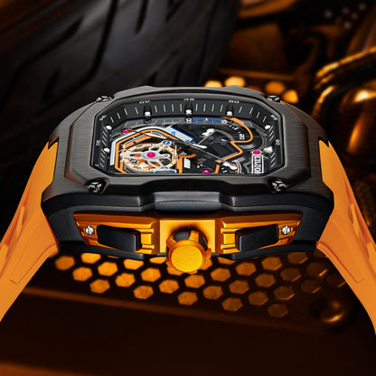 Apex Montre sport squelette en alliage métalique