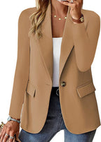 Solencia - Blazer couleur unie