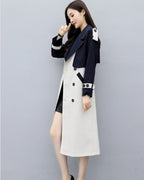 Aurélia - Trench long bicolore