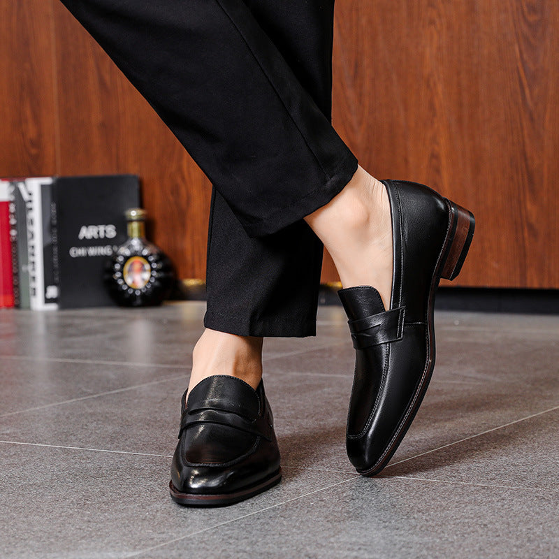 Fortin Mocassin penny loafer patiné cognac