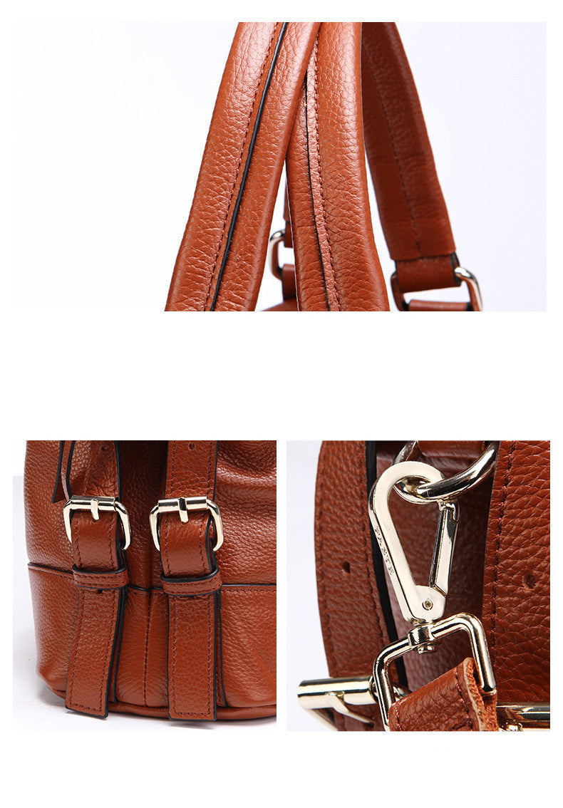 Rubicon - Sac en cuir grainé façon dumpling
