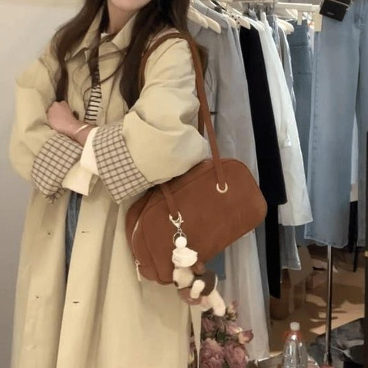 Lise - Trench avec doublure à carreau apparente