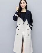 Aurélia - Trench long bicolore
