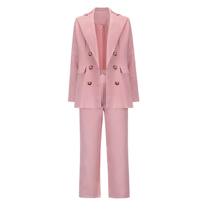 Ivory - Tailleur-pantalon minimaliste aux lignes épurées