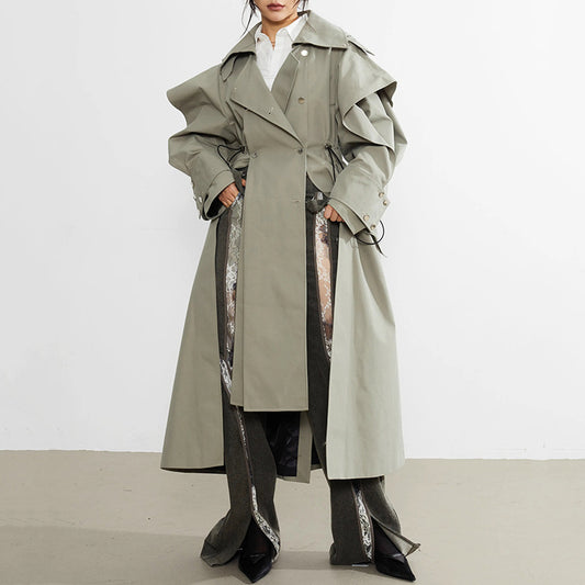 Iconique Oversize - Trench street manches bouffantes