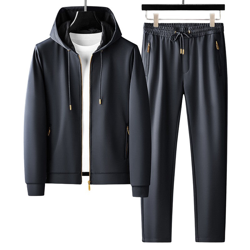 Zéphyr - Ensemble Deux-Pièces Pull Zippé Bicolore Homme