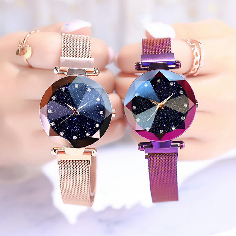 Lumina Montre bijou au cadran galaxie