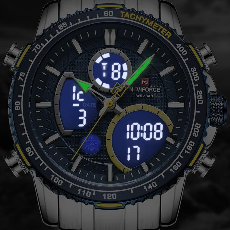 Marineo Chronographe hybride à l'allure sportive