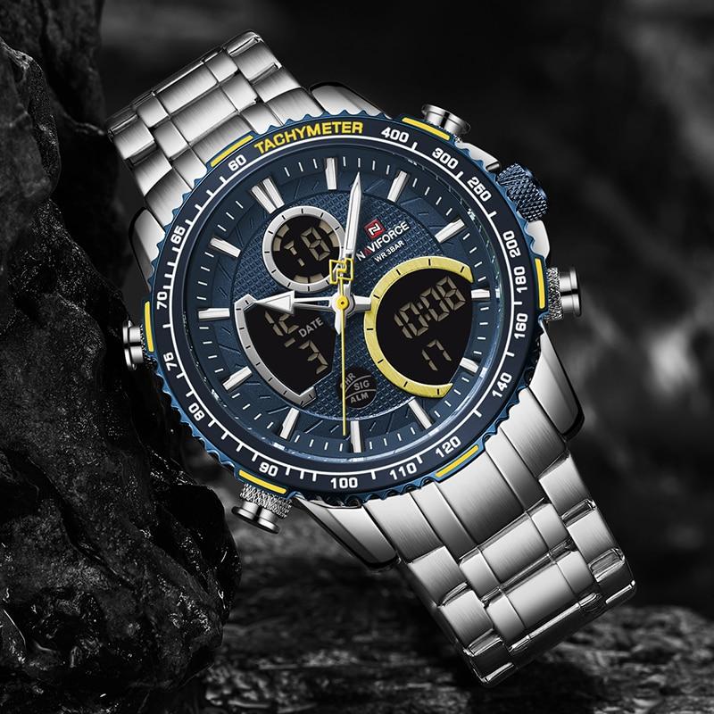 Marineo Chronographe hybride à l'allure sportive