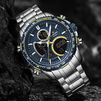 Marineo Chronographe hybride à l'allure sportive