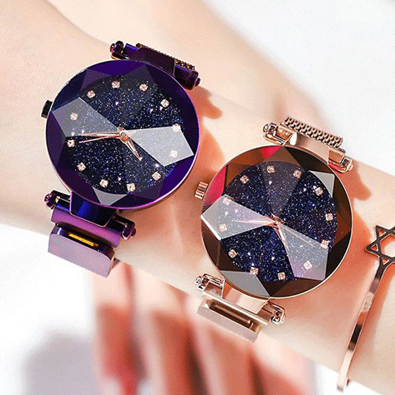Lumina Montre bijou au cadran galaxie