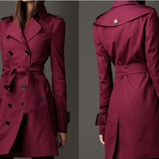 Oxy - Trench long en drap lisse