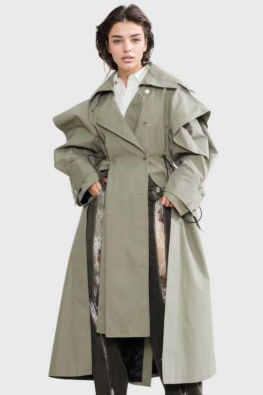 Iconique Oversize - Trench street manches bouffantes