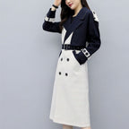 Aurélia - Trench long bicolore