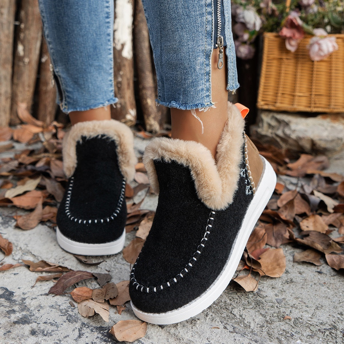 Nordik - Bottines effet moumoute