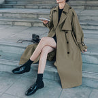 Timeless - Trench style britannique manches bouffantes