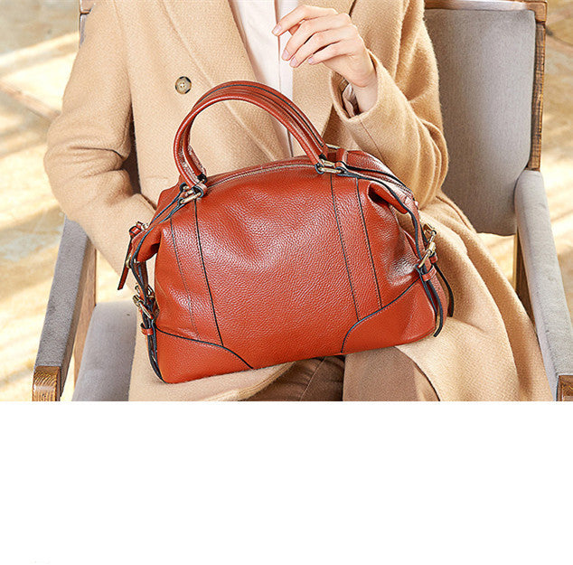 Rubicon - Sac en cuir grainé façon dumpling
