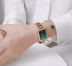 Aurora - Montre en acier et son bracelet en alliage souple