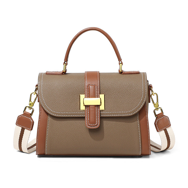 Aura grise - Sac à main de luxe léger à une épaule