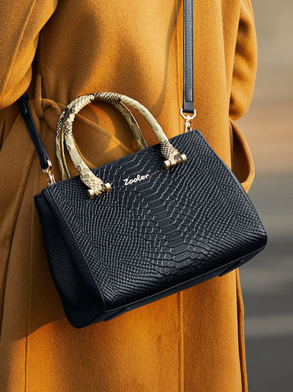 Écaille - Cabas medium effet Python